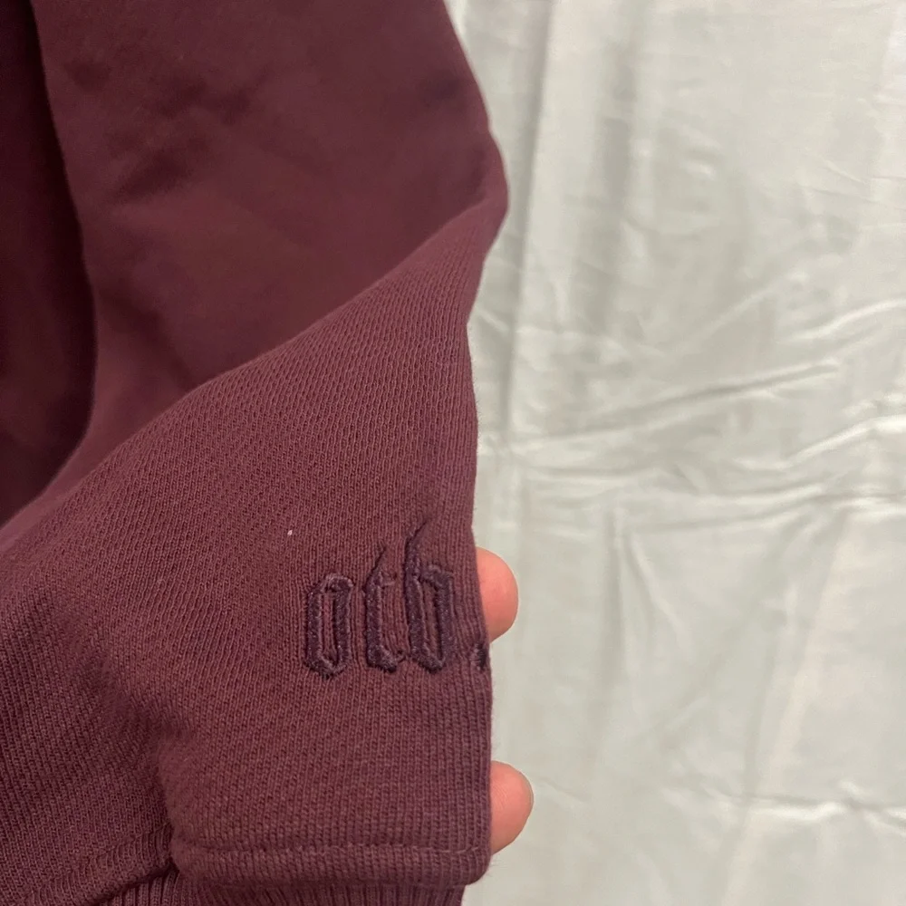 Only The Blind London MAROON ESSENTIAL HOODIE S Maroon Color Men Small Fashion - Picture 11 of 13